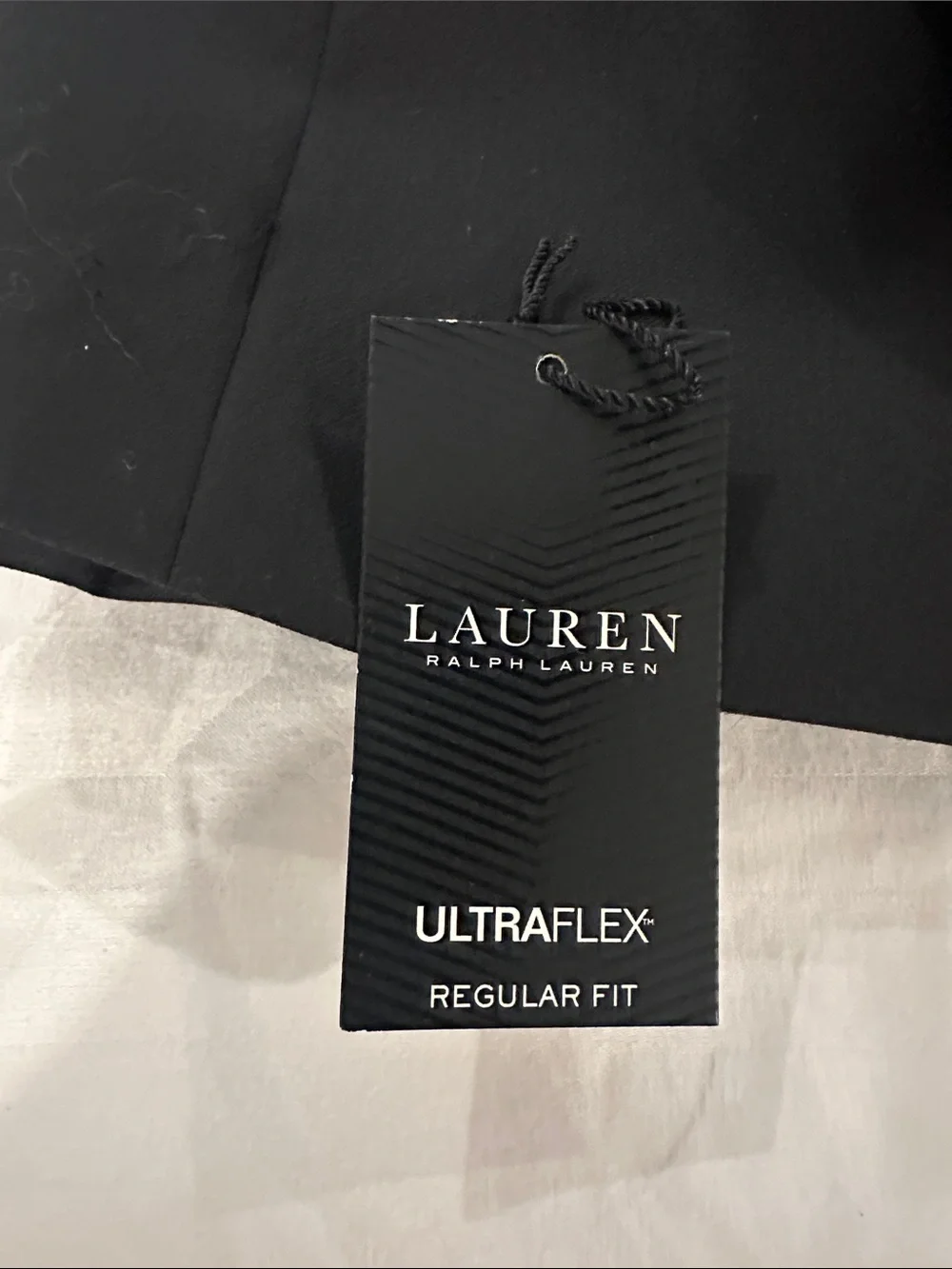 Ralph Lauren ULTRAFLEX Black Two-Piece Suit 48 Regular Jacket 38x30 Pants